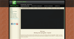 Desktop Screenshot of holidayinnspringfield.com